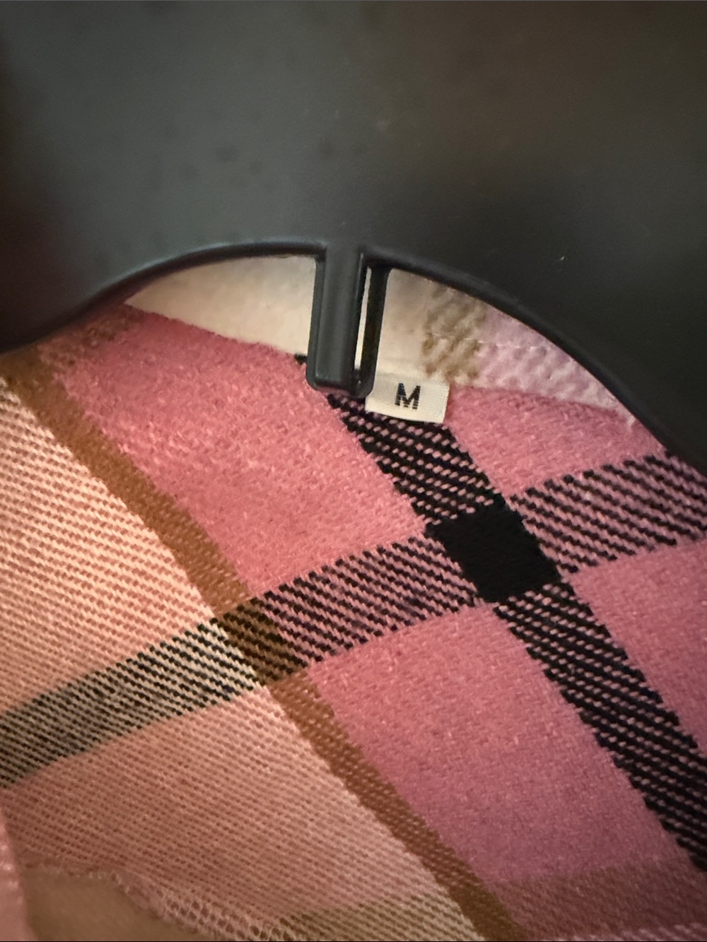 Pink Plaid Button-Up Shacket - Picture 2 of 8
